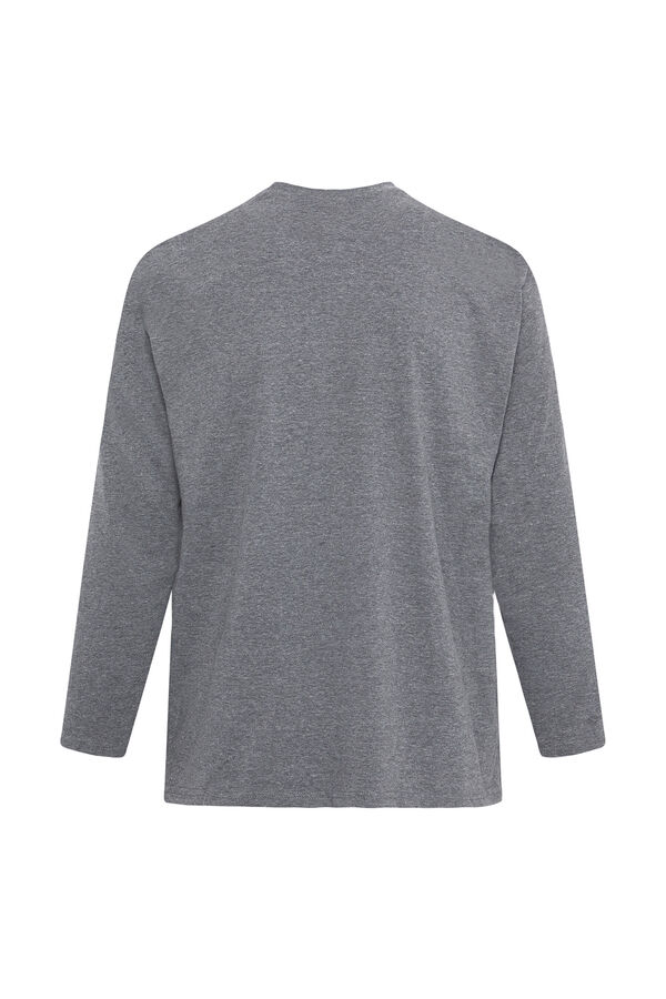 Womensecret Grey long sleeve T-shirt Grau