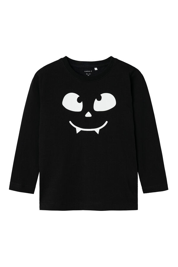 Name it T-shirt de Halloween com asas  preto