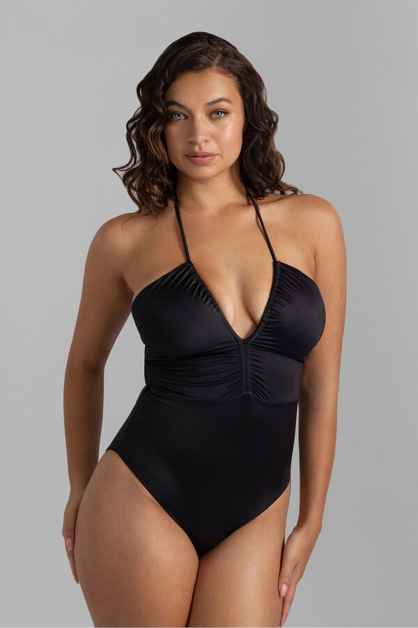 Dorina Ba&ntilde;ador una pieza relleno ligero Katam negro