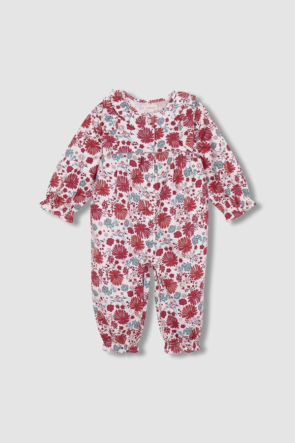 Gocco Pijama con estampado de flores rosa rosa