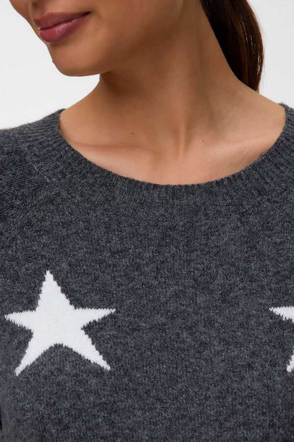 Mamalicious Maternity knit jumper grey