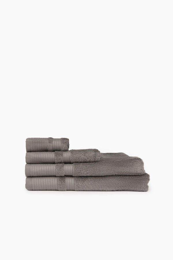 Womensecret Bamboo cotton bath towel gris