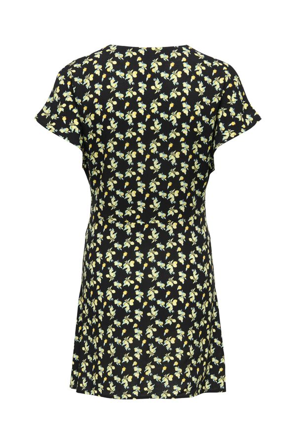 Only Maternity Printed short maternity dress black