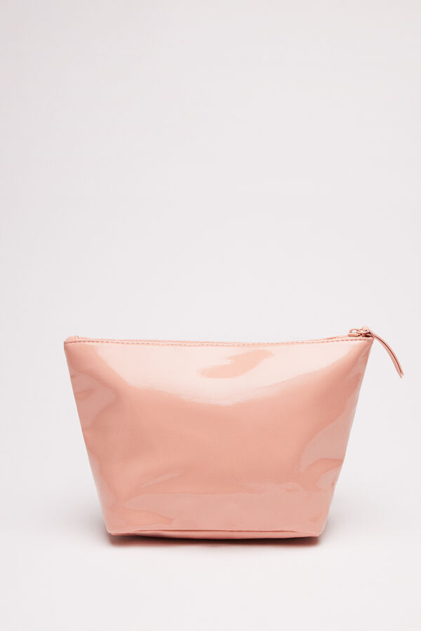 Womensecret Ružičasta toaletna torbica srednje veličine s logotipom Ružičasta