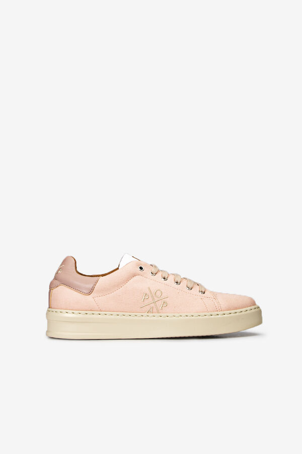 Womensecret Pink canvas Vicort sneaker pink