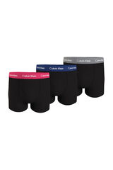 Womensecret Pack of 3 boxers - Cotton Stretch Wicking Crna