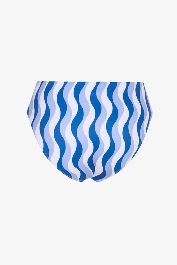 Penti Wavy print high-waisted bikini bottoms printed