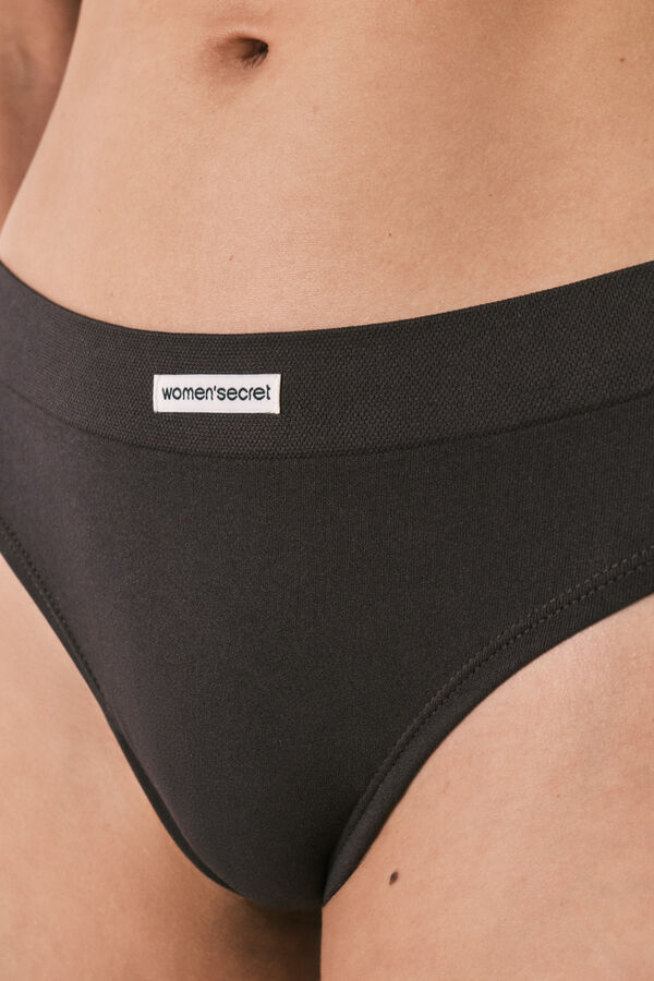 Women'secret Burgundy seamless thong pink