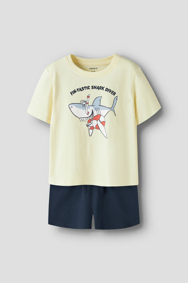 Name it T-shirt and Bermuda shorts set printed
