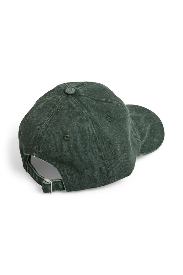 Pieces Bestickte M&uuml;tze Gr&uuml;n