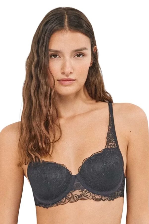 Gisela Bralette capacity bra black