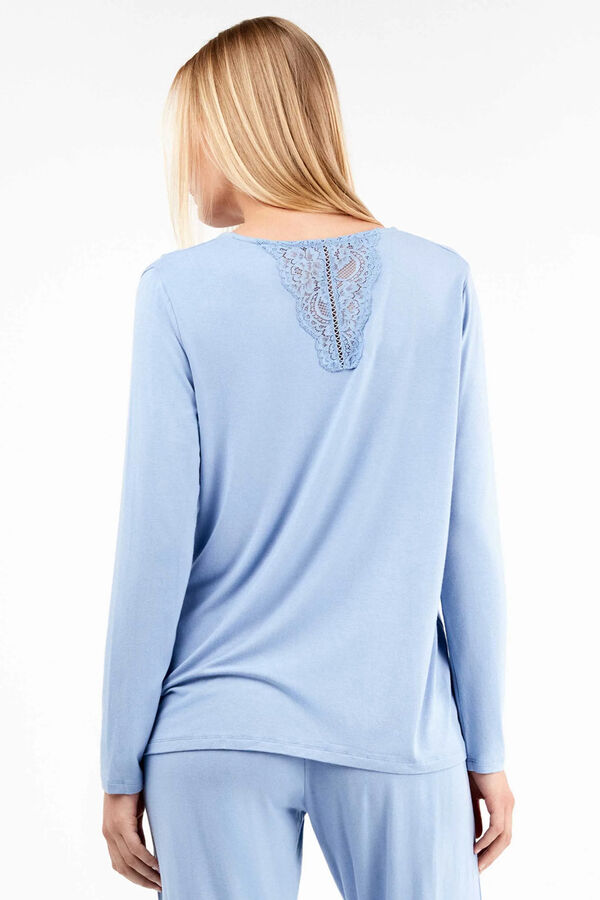 Gisela Monochrome pyjamas set Blau