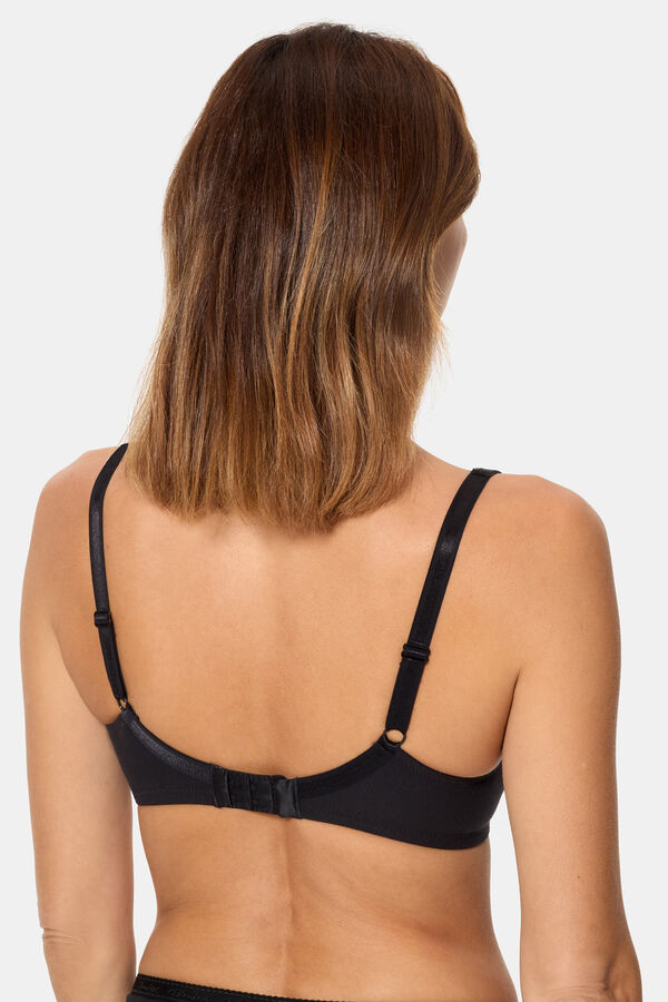 Womensecret Non-wired cotton bra black