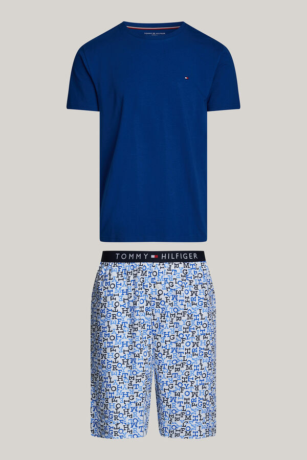 Womensecret Pyjama set with shorts and top Blau