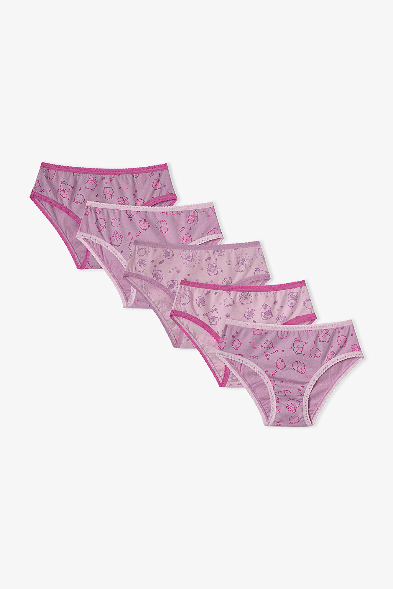 Penti Pack de 5 Braguitas Slip para Ni&ntilde;a