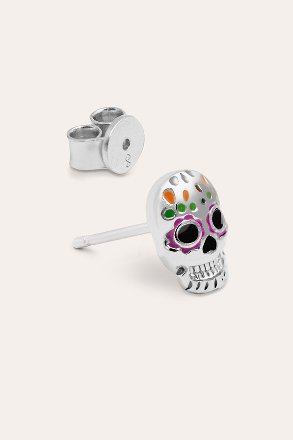 Singularu Catrina Silver Loose Earring grey