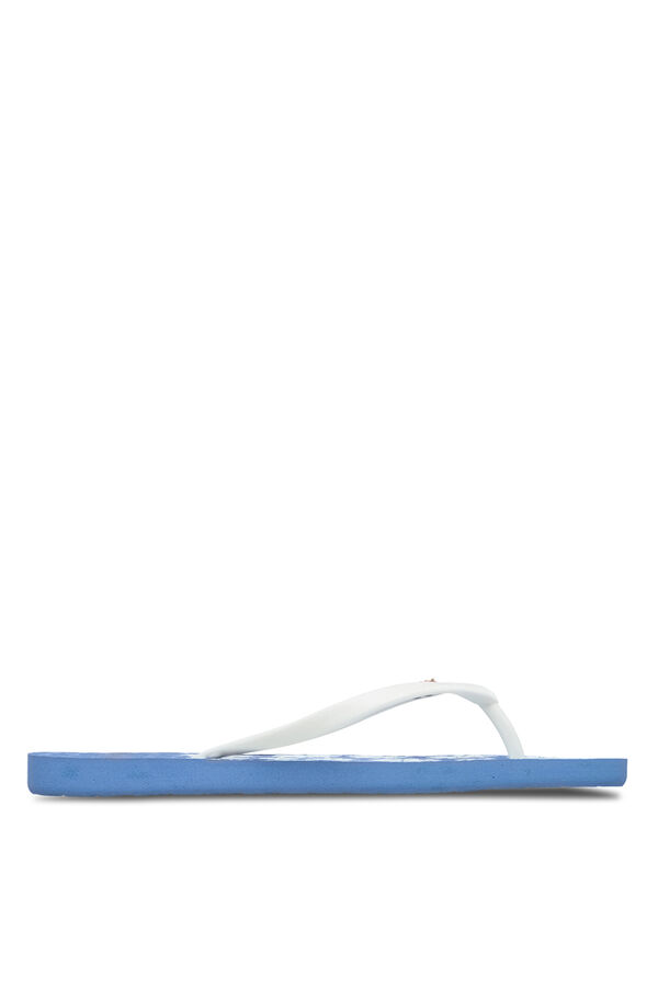 Roxy Chanclas estampado flores azul