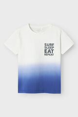 Womensecret Boys' short-sleeved T-shirt  bleu