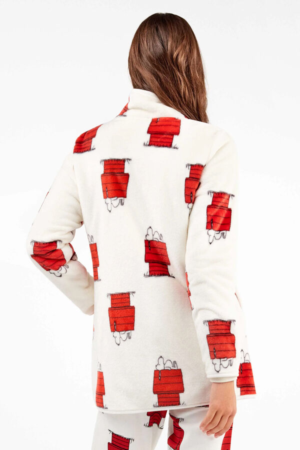 Gisela Robe de banho extra macio e macio branco