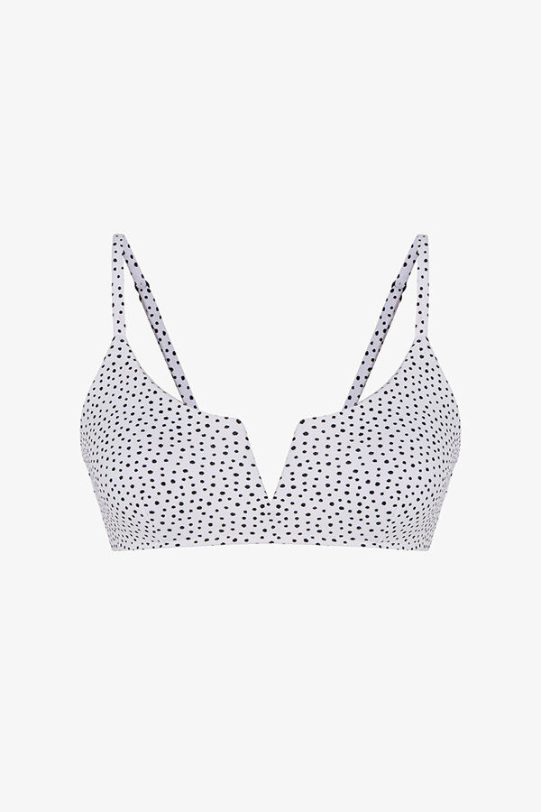 Penti Point V  Bikini Top printed