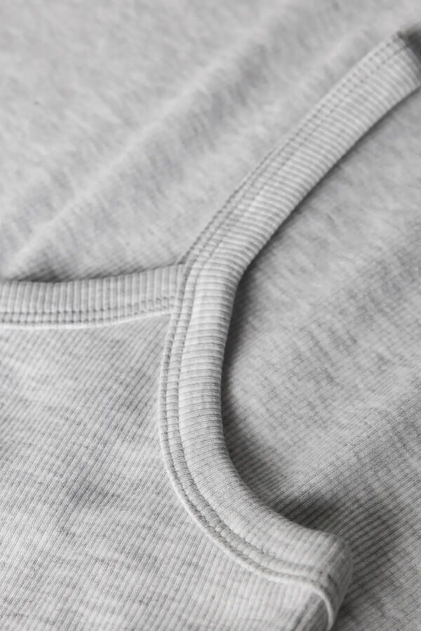 Lmtd Top de tirantes gris