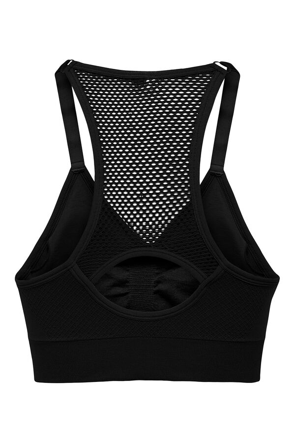 Only Play Sujetador intensidad media con copas negro