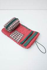 Women'secret Red quilted plaid jewellery box printed