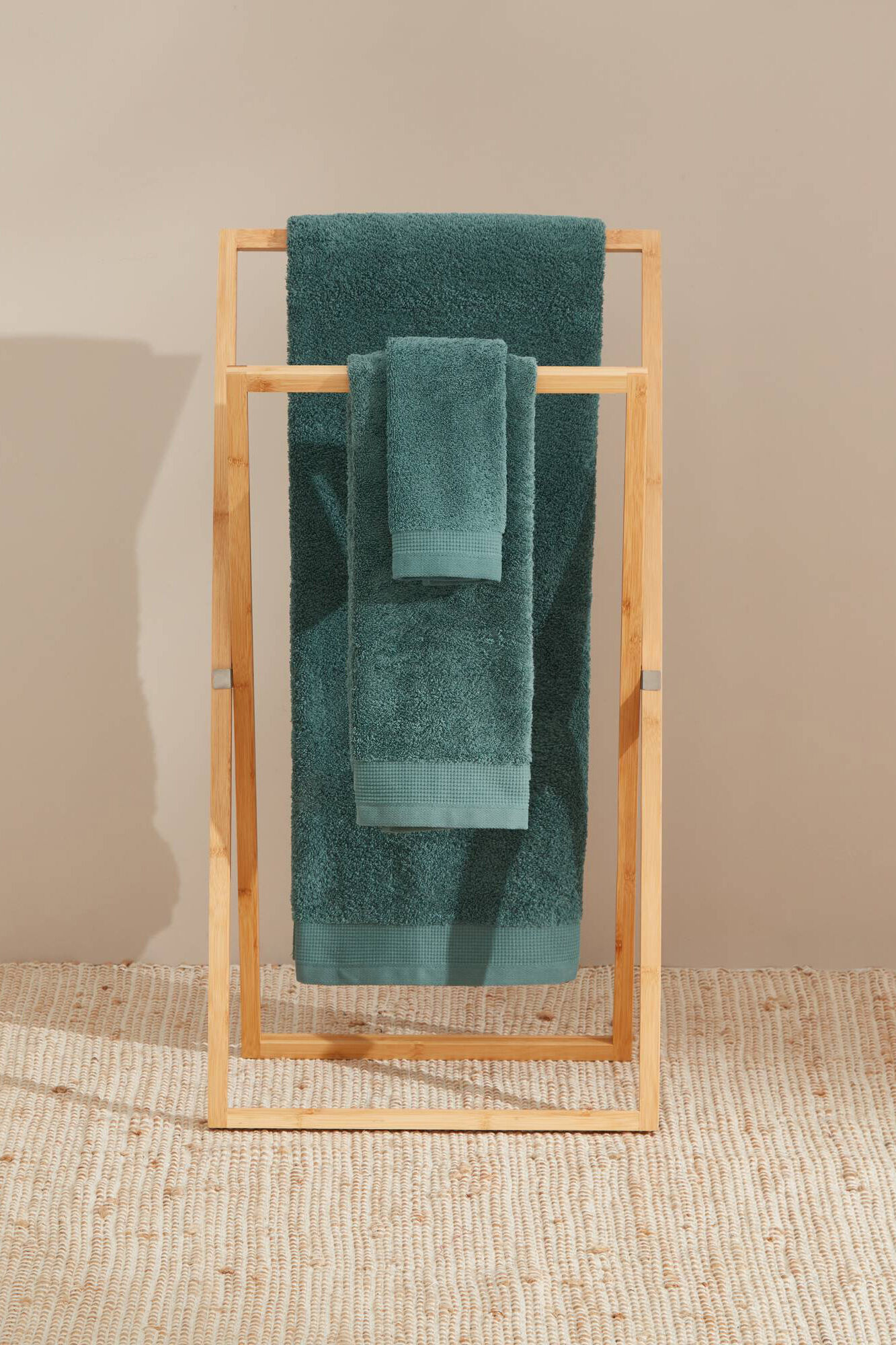 Textura Handtuch &auml;gyptische Frottee-Baumwolle 70 x 140 cm.