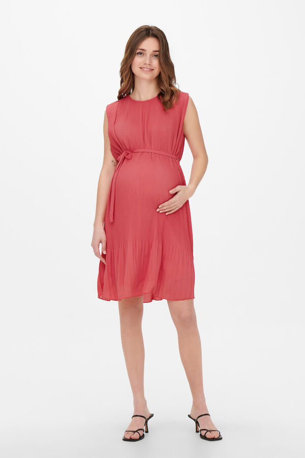 Womensecret Pleated maternity dress rózsaszín