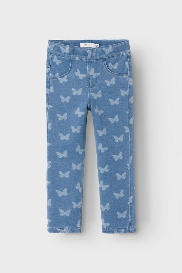 Womensecret Denim butterfly pants blue