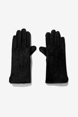 Vilanova Faux Suede Gloves black