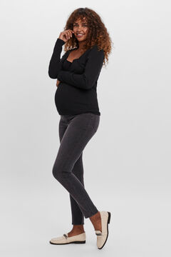 Womensecret Enge Jeans Maternity Grau
