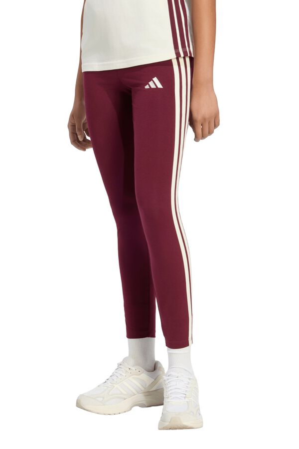 Adidas Essentials Cotton Leggings red