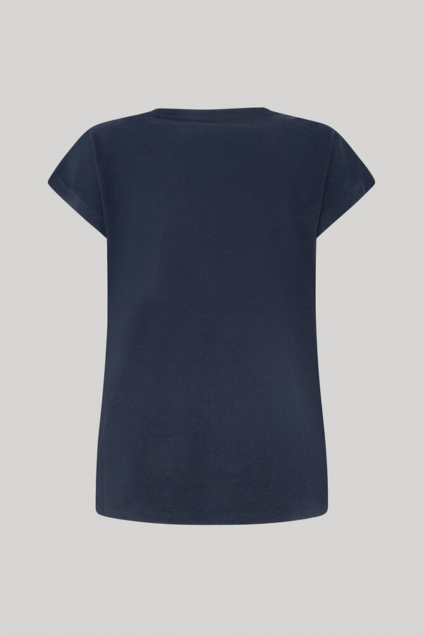 Womensecret Camiseta Algodón Logo Estampado blue