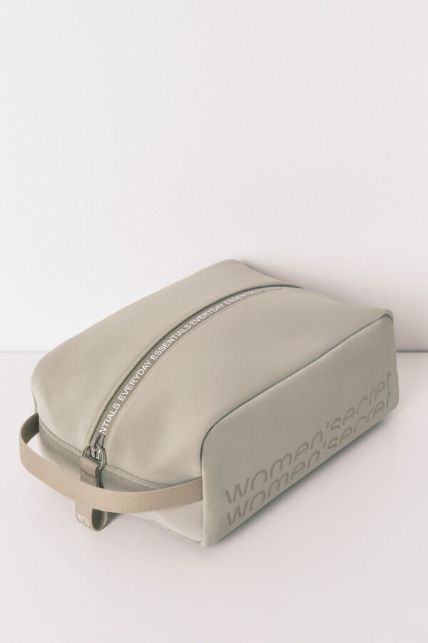 Women'secret Medium rubber khaki vanity case kaki