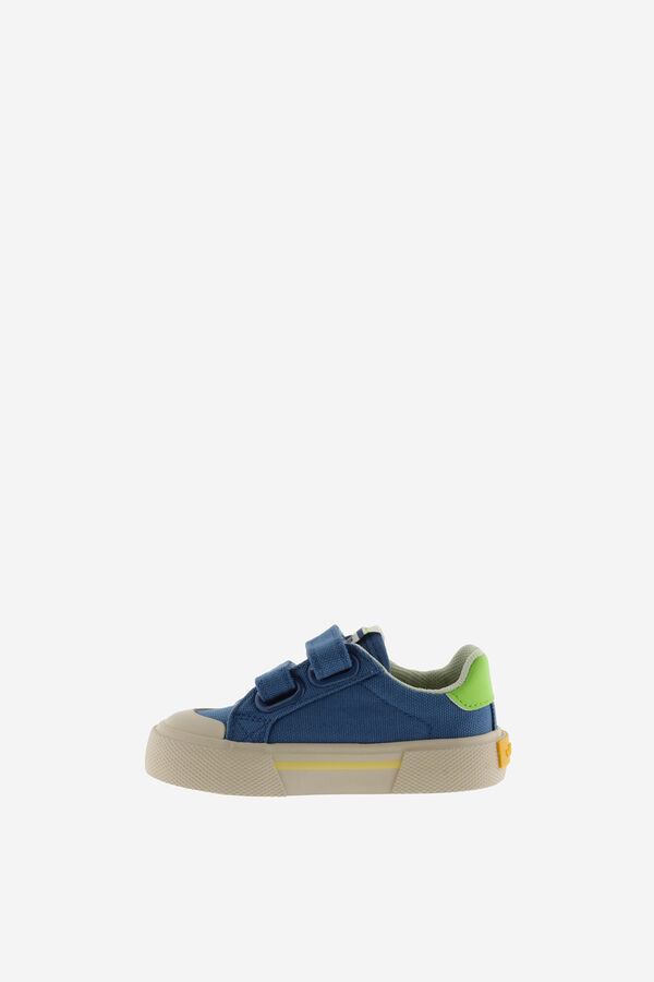 Victoria Multicoloured canvas kids' sneakers blue
