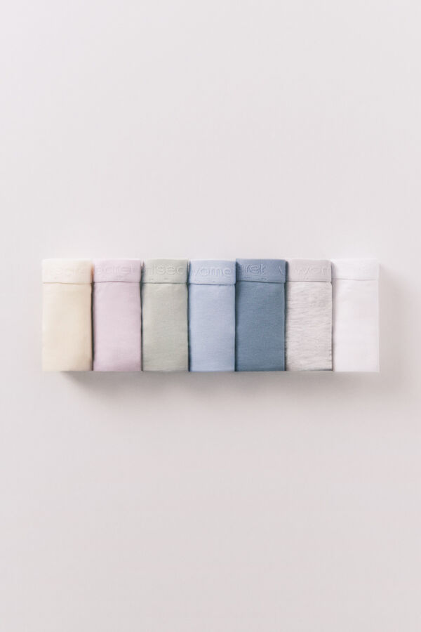 Women'secret Pakovanje od 7 pamučnih japanki sa logo Print