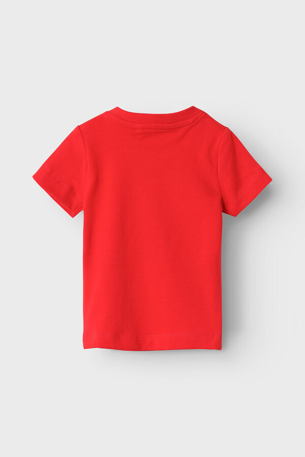 Womensecret Camiseta bebé niño manga corta rojo