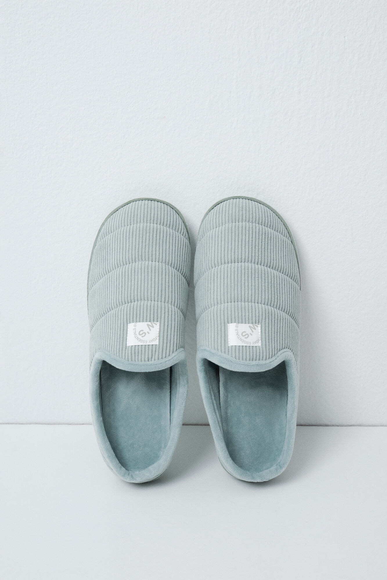 Women'secret Zapatillas casa suela acolchada verde