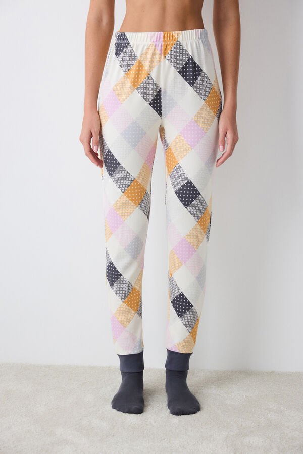 Penti Parte inferior de pijama de mujer wzorzysty