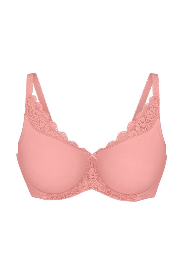 Triumph Sujetador reductor con aros rosa