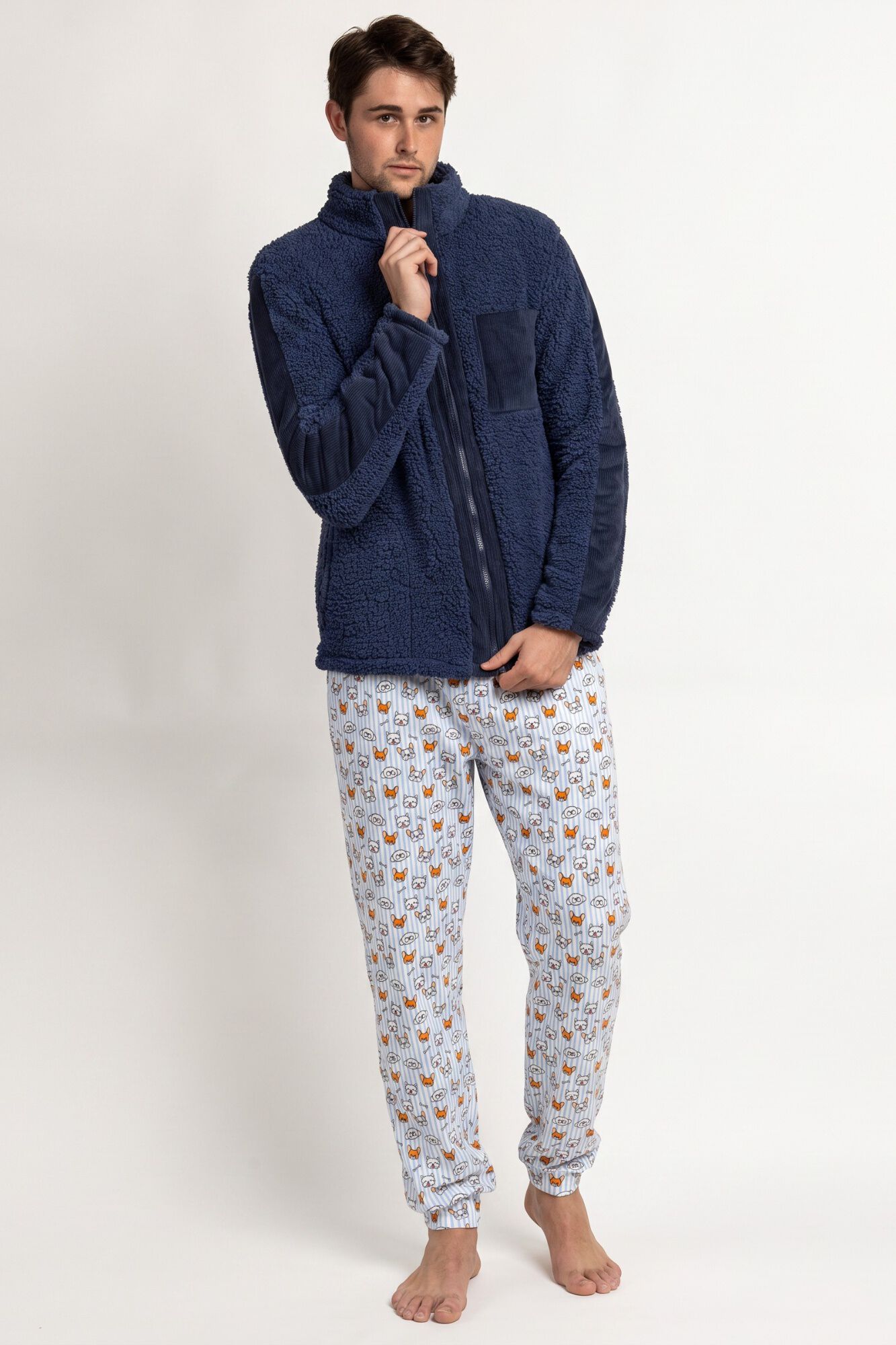 Admas Robe de homem Ski Club