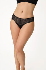 Promise Culotte classique en dentelle noire noir