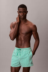 Calvin Klein Ba&ntilde;ador corto rayas cord&oacute;n verde