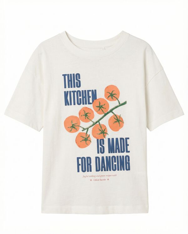 Women'secret T-shirt &agrave; manches courtes 100% coton blanc beige