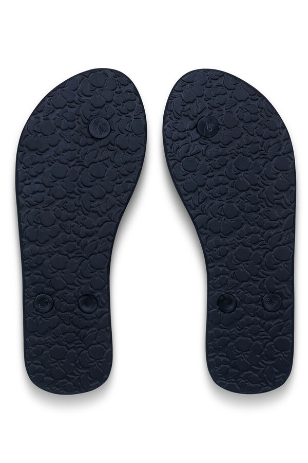 Roxy Chanclas logo detalle gris