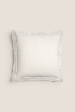 Womensecret Capa travesseiro linho algodão 55 x 55 cm. branco