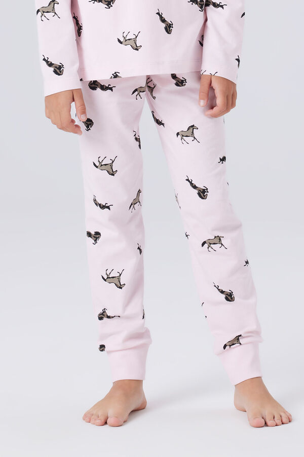 Name it Pijama caballo ni&ntilde;a morado/lila