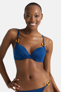 Womensecret Light Padded Bikini Top Cairns bleu