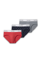 Calvin Klein Pack de 3 slips - Icon Cotton Stretch estampado